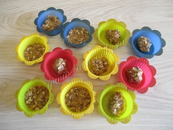 Тесто для печенья в формах