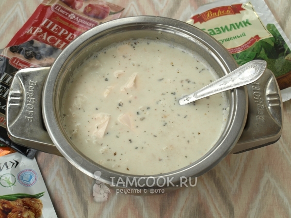 Положить плавленный сыр