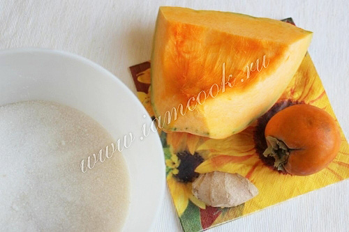 Ингредиенты для тыквенного варенья