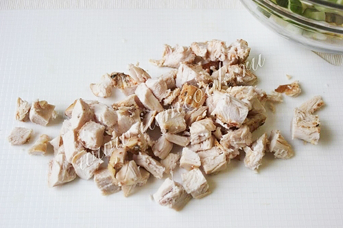 измельченное куриное филе