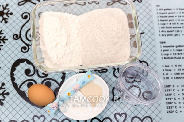 Ингредиенты для хлеба Linz