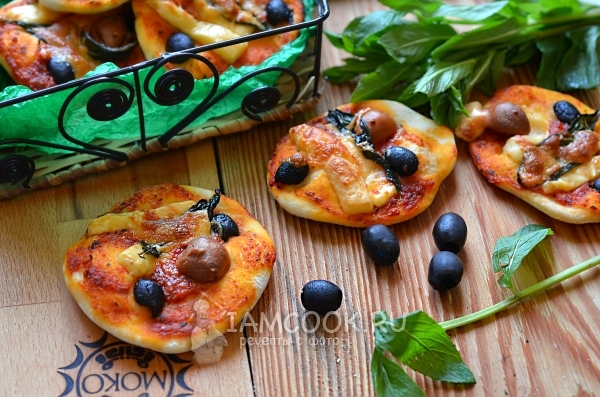 Рецепт мини-пиццы