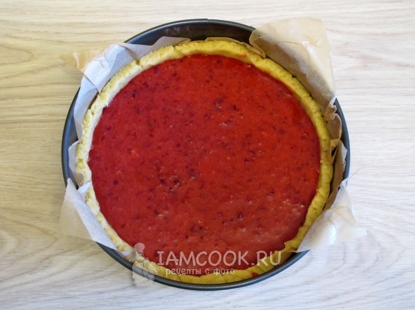 Выложить начинку