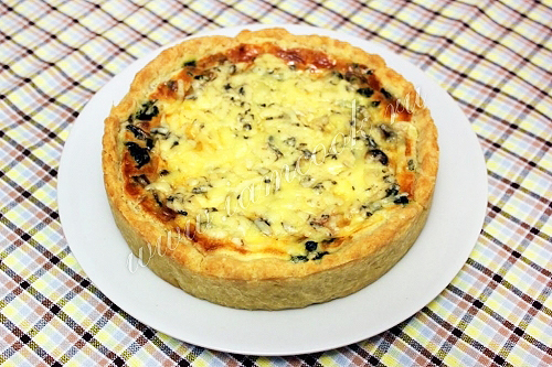 пирог со шпинатом и сыром