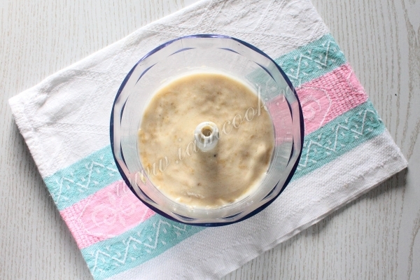 Банановое пюре