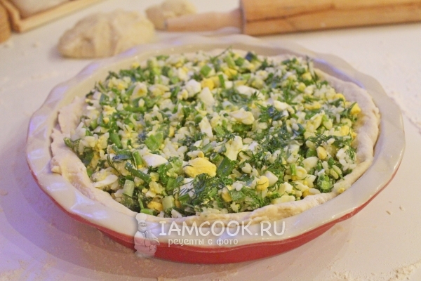 Положить начинку