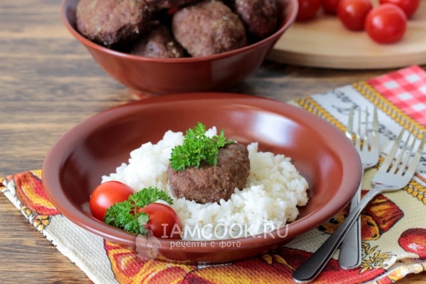 Рецепт приготовления котлет в духовке как в садике