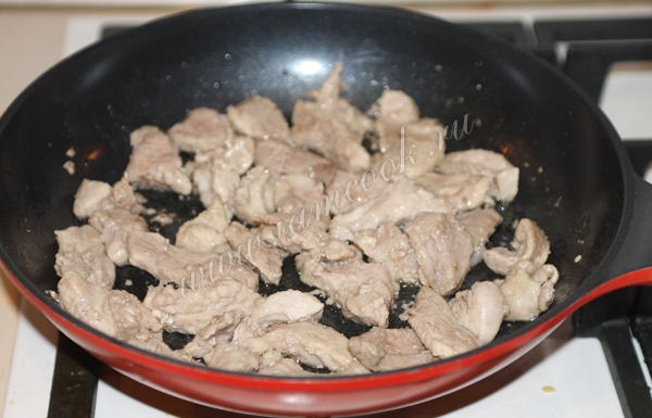 Свинина на сковороде