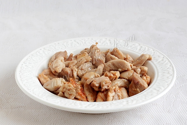 Обжаренное куриное филе