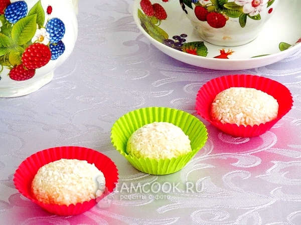 Фото конфет «Рафаэлло» в домашних условиях