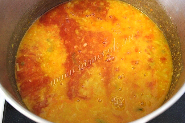 Рецепт супа пюре из красной чечевицы