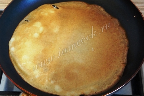 Печем блинчики на минералке