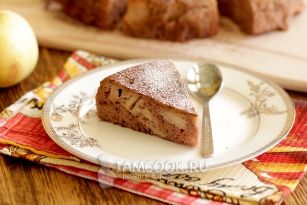 Рецепт шарлотки с яблоками в мультиварке