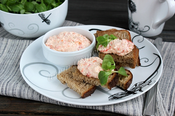 Рецепт закуски из творога и сладкого перца