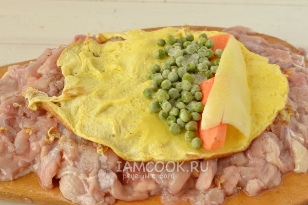 Положить горошек