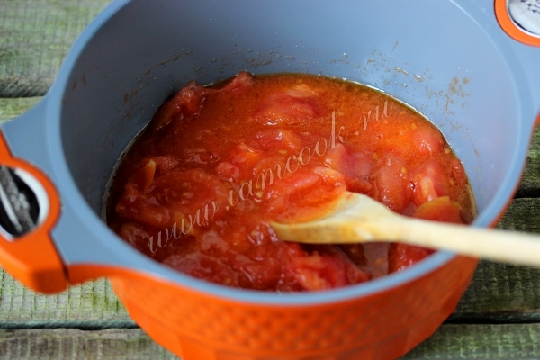 Помидоры тушеные