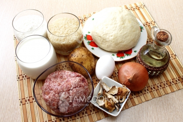 Ингредиенты для курника из блинов