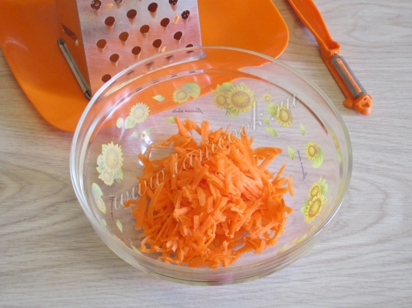 Морковь тертая