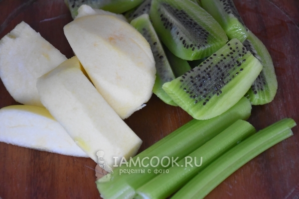 Порезать овощи и фрукты