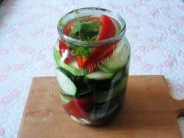 Залить рассолом