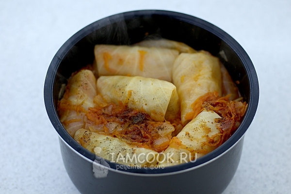 Рецепт постных голубцов с грибами и рисом