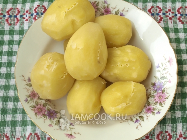 Сваренный картофель
