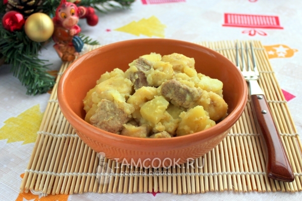 Рецепт мяса с бананами