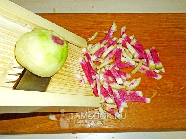 Потереть редьку