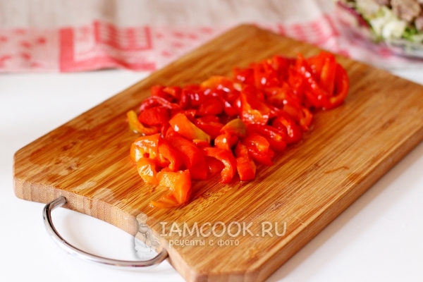 Перец порезанный