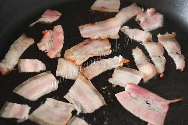 Бекон для чечевичного супа пюре