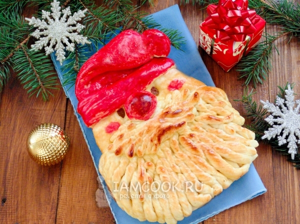 Фото хлеба «Дед Мороз»