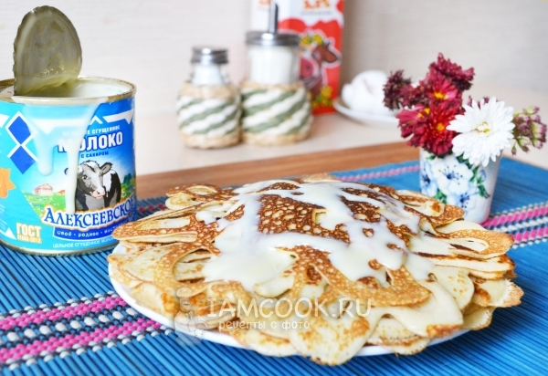 Рецепт блинов в бутылке