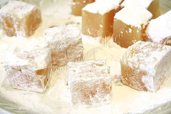 Доступный рецепт рахат лукума