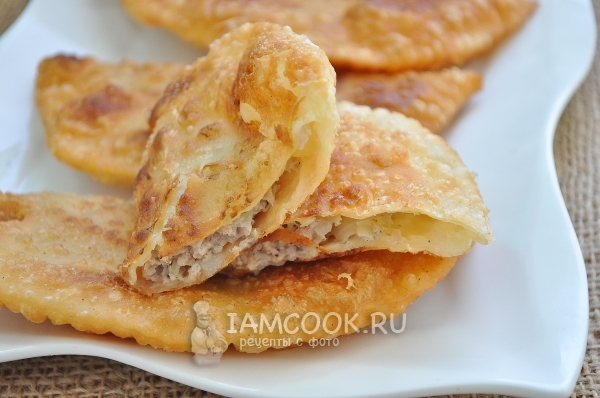 Рецепт чебуреков из филе индейки