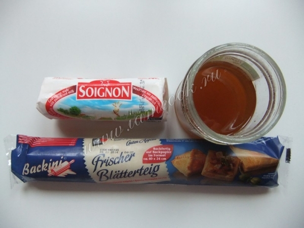 Ингредиенты для тарталеток с козьим сыром