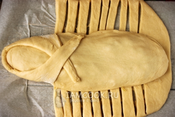 Заворачиваем начинку