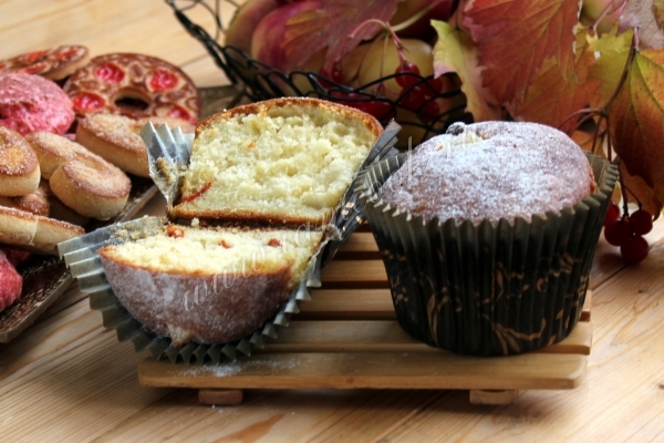 Рецепт кексов в бумажных формочках