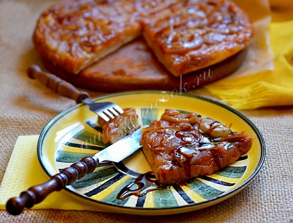 Пирог яблочный перевернутый