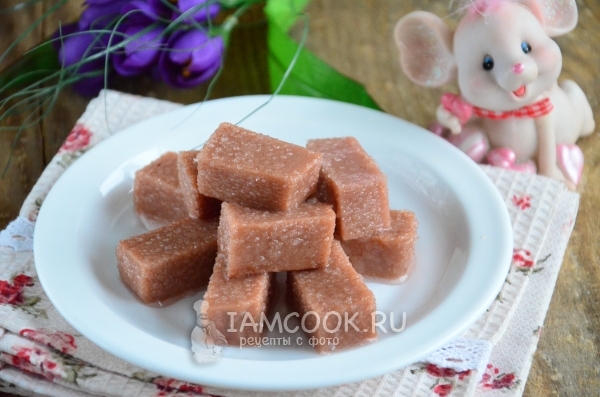 Фото мармелада из варенья с желатином в домашних условиях