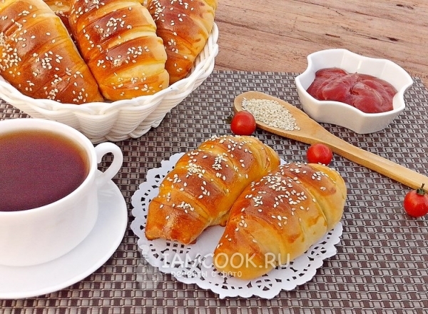 Фото сосисок в тесте в духовке