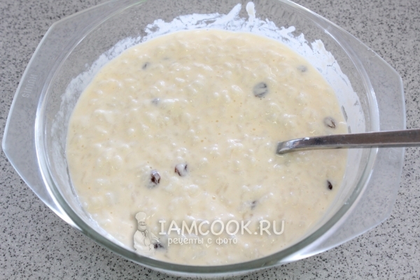 Перемешать рисовую массу