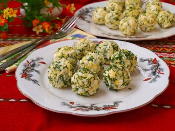 Сырные шарики с рисом