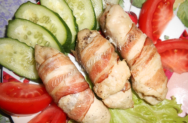 Рулетики куриные по итальянски