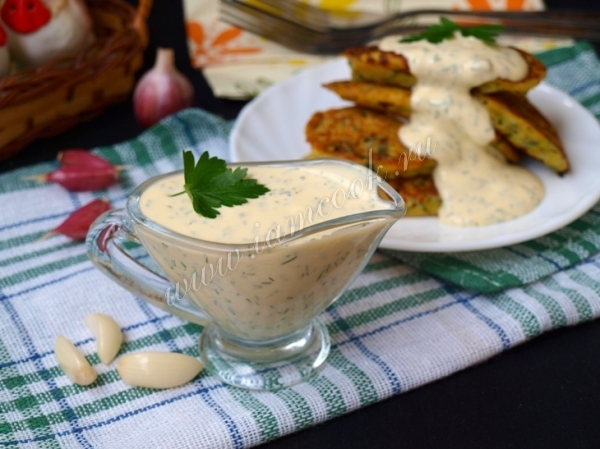 Рецепт чесночного соуса