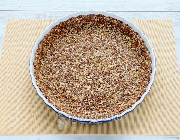 Сформировали корж в форме