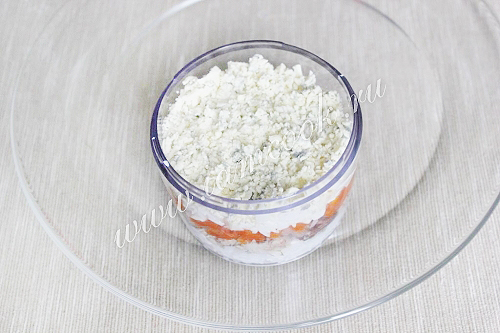 салат мимоза слой 5