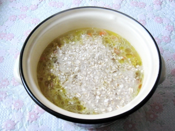 Добавить хлопья