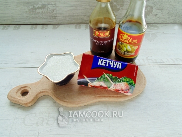 Ингредиенты для соуса Тонкацу