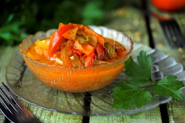 Рецепт лечо из перца и помидоров