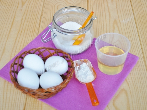 Ингредиенты для торта Паровозик из Ромашково